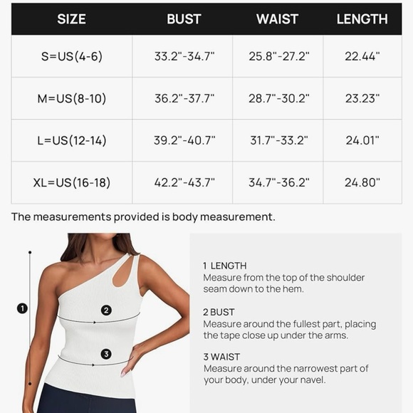 ZESICA One Shoulder Top Ribbed Knit Tank - Picture 6 of 7